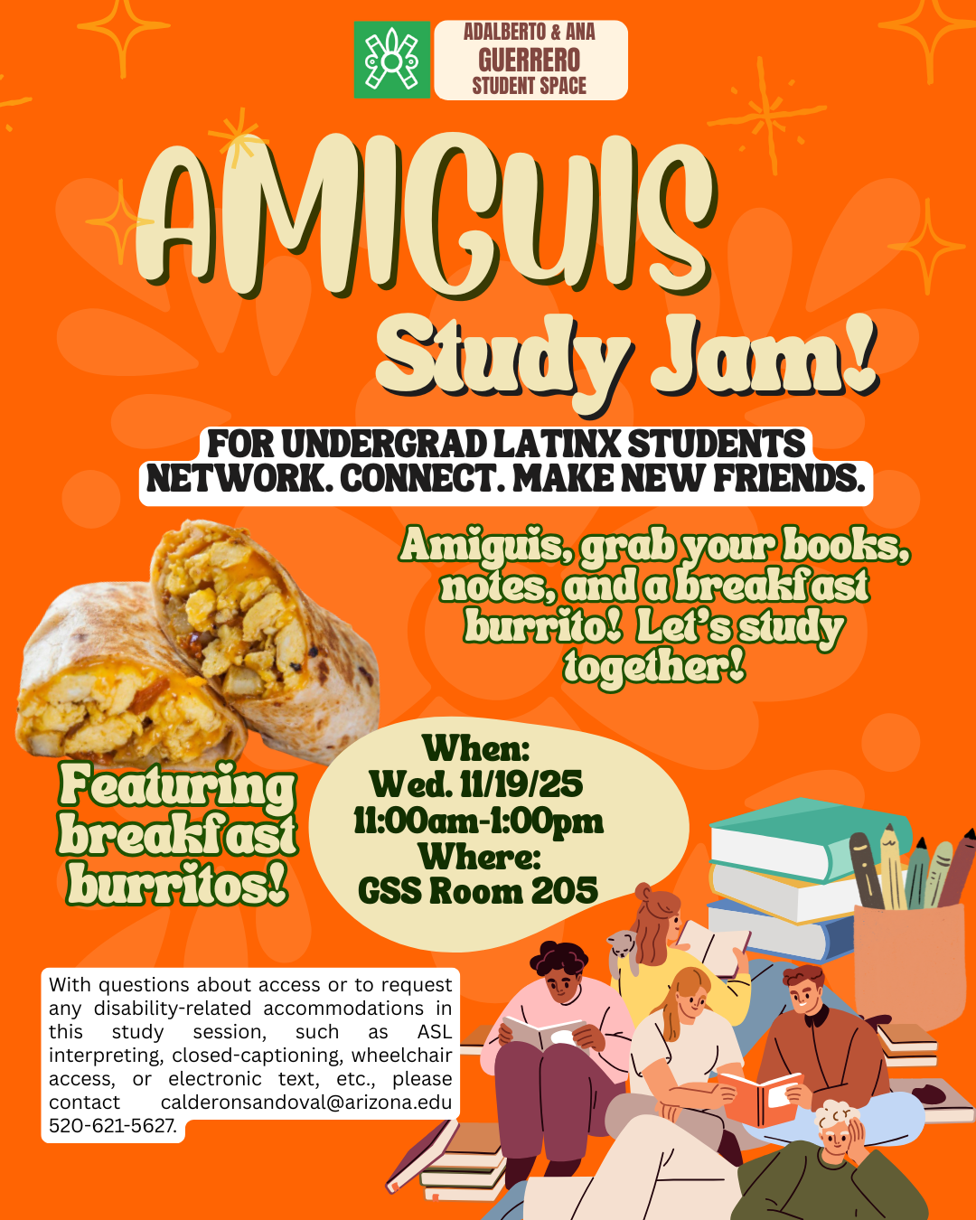 AMIGUIS Study Jam | Campus Community Connections