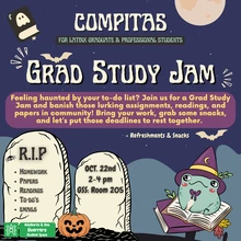 Flyer for Compitas Grad Study Jam 